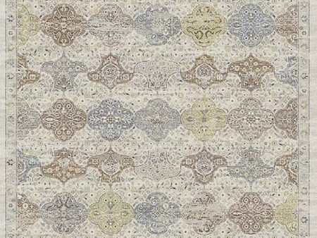 Dynamic Rugs Ancient Garden 57279 Cream Multi  Traditional Machine-Made Rug Cheap