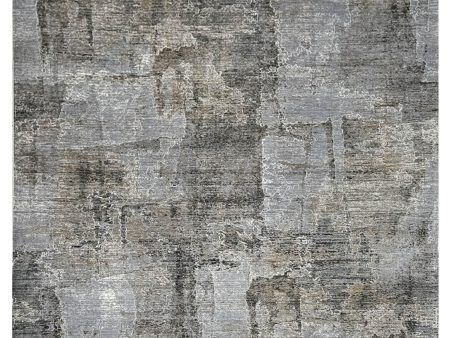 Artisan Venetian  Grey Gold Contemporary Machinemade Rug For Cheap