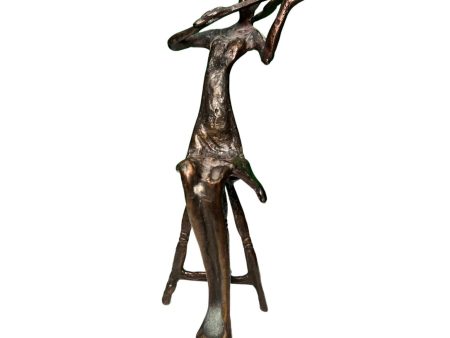 Eclectic Home Accent Abstract Bronze Violinist F Seated  Decor Furniture Online