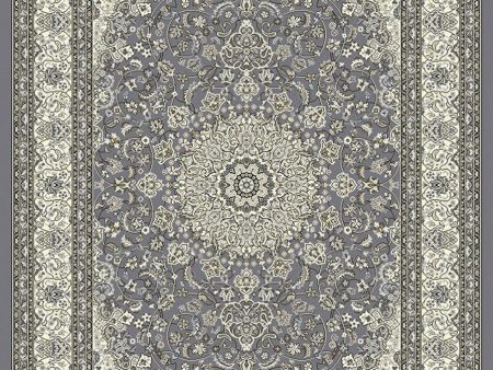 Dynamic Rugs Ancient Garden 57119 Grey Cream  Traditional Machine-Made Rug Online now