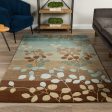 Dalyn Rugs Studio SD1 Mocha Contemporary Tufted Rug For Sale