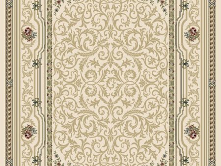 Dynamic Rugs Ancient Garden 57091 Ivory  Traditional Machine-Made Rug Online Sale