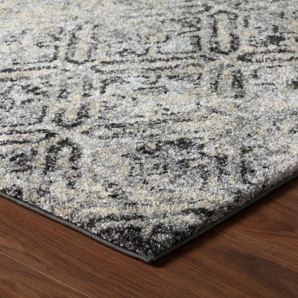 Dalyn Rugs Aero AE8 Charcoal Transitional Power Woven Rug Discount