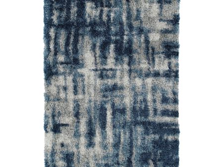 Dalyn Rugs Arturro AT11 Navy Transitional Shag Rug Online Hot Sale