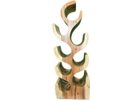 Eclectic Home Accent Meh Wine Rack Med Clear Buff  Decor Furniture Online now