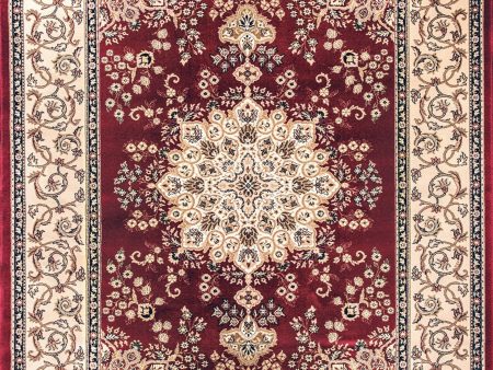 Dynamic Rugs Brilliant 7201 Red  Traditional Machine-Made Rug For Cheap