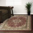 Dynamic Rugs Ancient Garden 57119 Red Ivory  Traditional Machine-Made Rug Online Sale