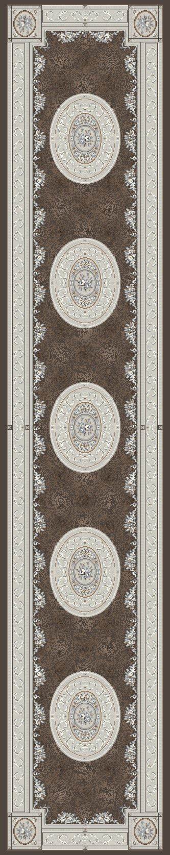 Dynamic Rugs Ancient Garden 57226 Brown Cream  Traditional Machine-Made Rug Online