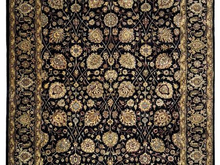 Artisan Zorina  Black Black Traditional Tufted Rug Sale