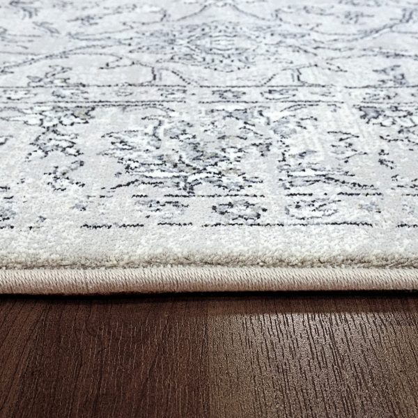 Dynamic Rugs Ancient Garden 57136 Silver Grey  Traditional Machine-Made Rug on Sale