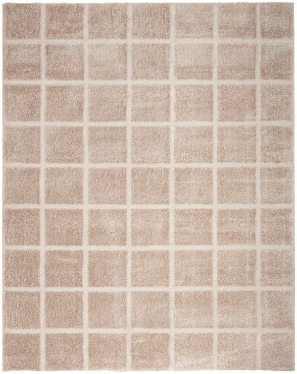 DKNY West End Ave WTE01 Beige Contemporary Loom-woven Rug Online Sale