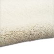 Calvin Klein CK043 Spun SPN01 Ivory Contemporary Hand Knotted Rug on Sale