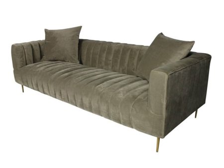 Eclectic Home Sofa Rutland Beige Gold Supply