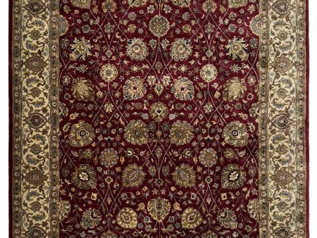 Artisan Zorina  Red Ivory Traditional Tufted Rug Discount