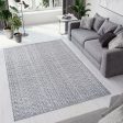 Dynamic Rugs Allegra 2987 Grey Ivory Denim   Modern Handmade Rug Supply