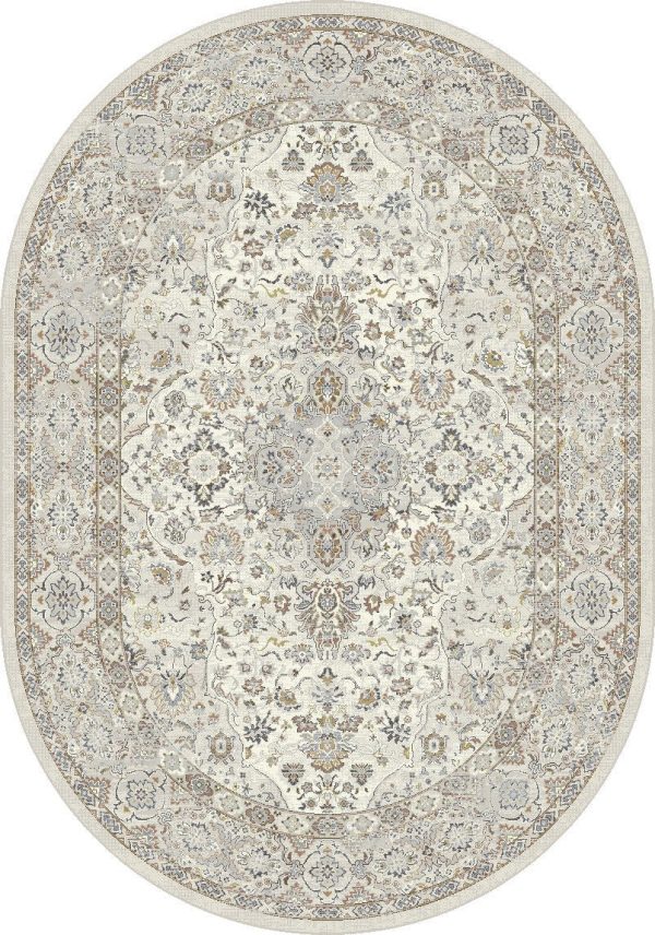 Dynamic Rugs Ancient Garden 57275 Cream Beige  Traditional Machine-Made Rug Hot on Sale