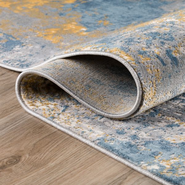 Dalyn Rugs Cascina CC9 Indigo Transitional Power Woven Rug Online now