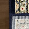 Dynamic Rugs Ancient Garden 57078 Blue Ivory  Traditional Machine-Made Rug Fashion