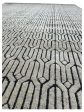 Artisan Harmony  Beige Black Contemporary Knotted Rug Online