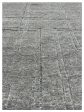 Artisan Harmony  Grey Grey Contemporary Knotted Rug For Sale