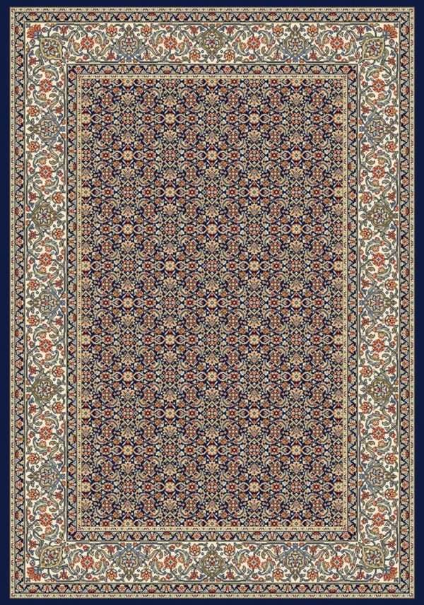 Dynamic Rugs Ancient Garden 57011 Navy  Traditional Machine-Made Rug Online Sale