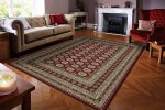 Dynamic Rugs Ancient Garden 57102 Red Beige  Traditional Machine-Made Rug Sale