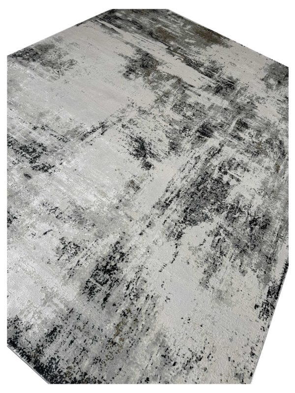 Artisan Venetian  Lt.Grey  Contemporary Machinemade Rug For Cheap