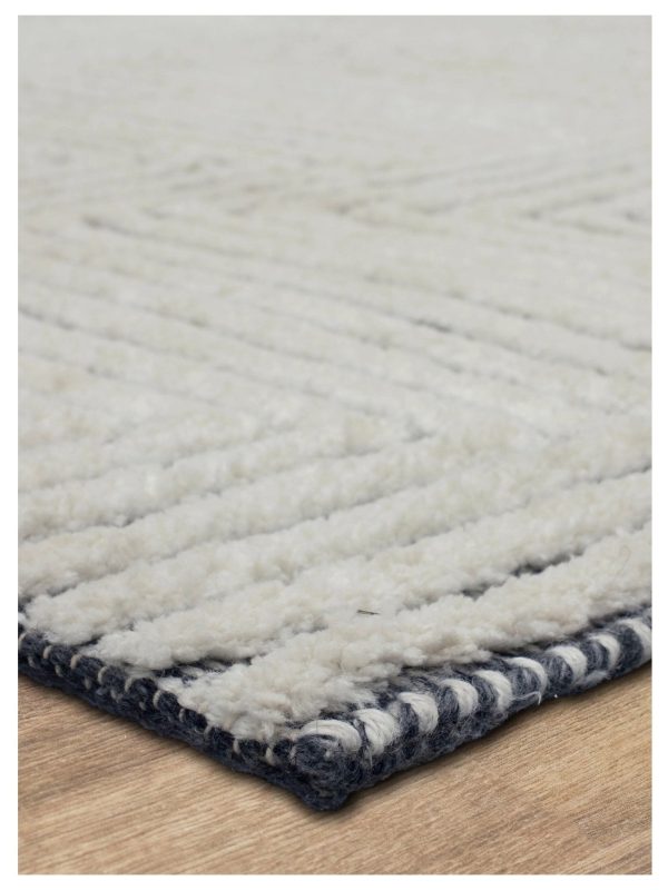 Drew & Jonathan Sirocco By Drew & Jonathan Home R1103 Black White  Transitional Woven Rug For Sale