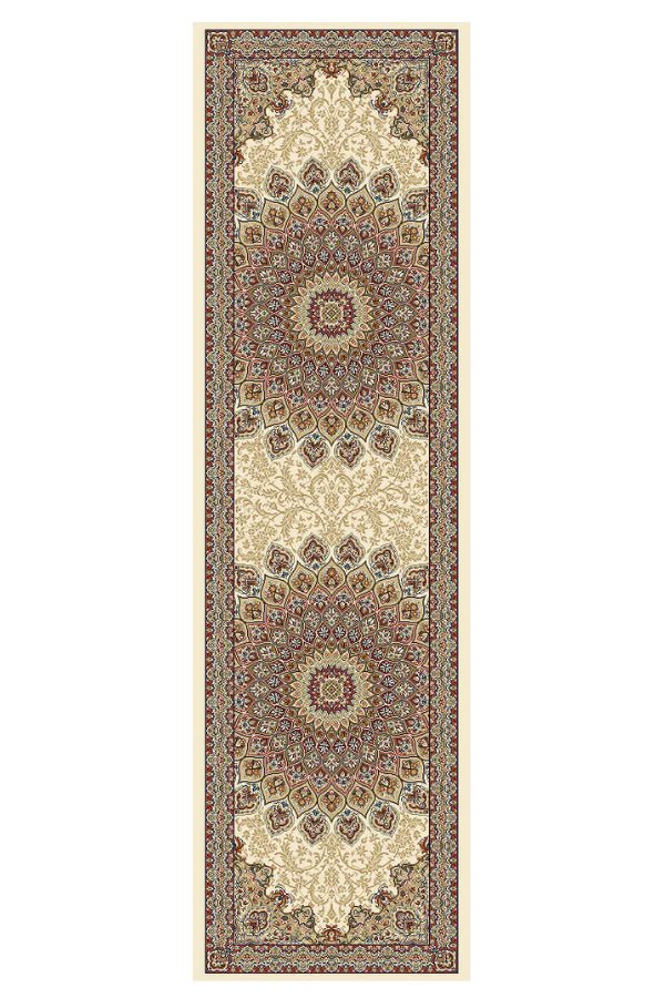 Dynamic Rugs Ancient Garden 57090 Ivory  Traditional Machine-Made Rug Cheap