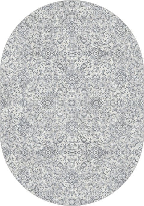 Dynamic Rugs Ancient Garden 57162 Silver Grey  Traditional Machine-Made Rug For Sale