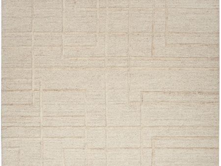 Calvin Klein CK045 Impressions IMP01 Sand Contemporary Hand Tufted Rug Online Sale