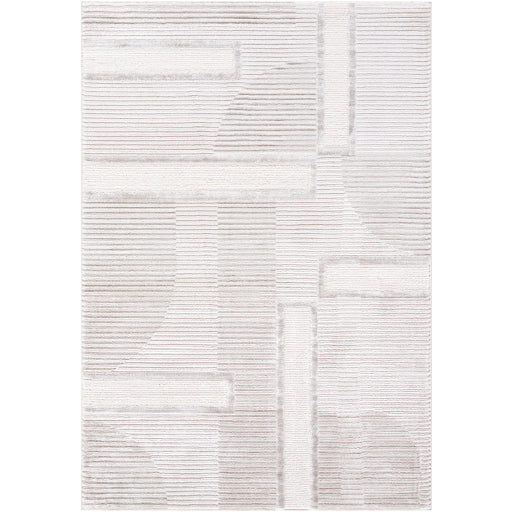 Surya Wolly WOY-2300 Ivory Modern Machine Woven Rug For Discount