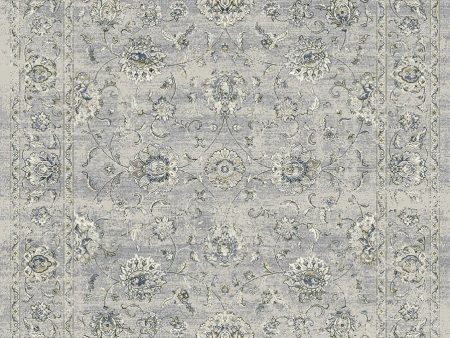 Dynamic Rugs Ancient Garden 57126 Silver Grey  Traditional Machine-Made Rug Fashion