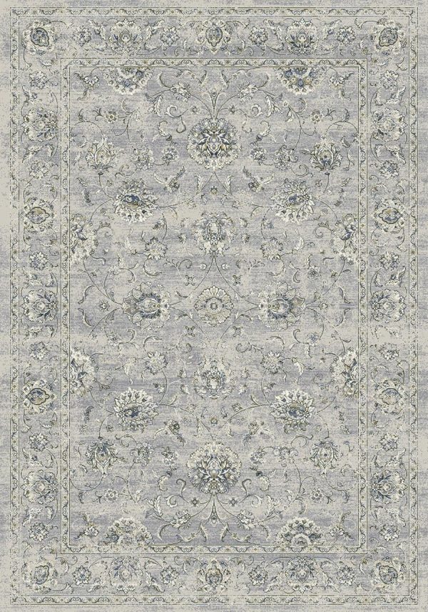 Dynamic Rugs Ancient Garden 57126 Silver Grey  Traditional Machine-Made Rug Fashion