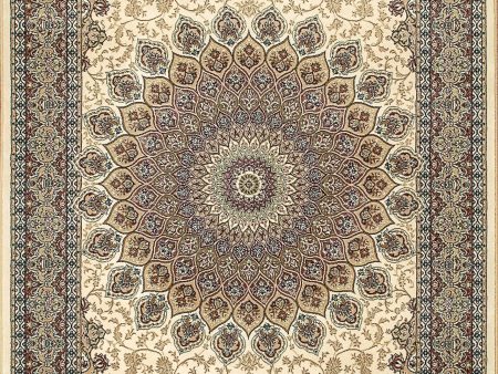 Dynamic Rugs Ancient Garden 57090 Ivory  Traditional Machine-Made Rug Cheap