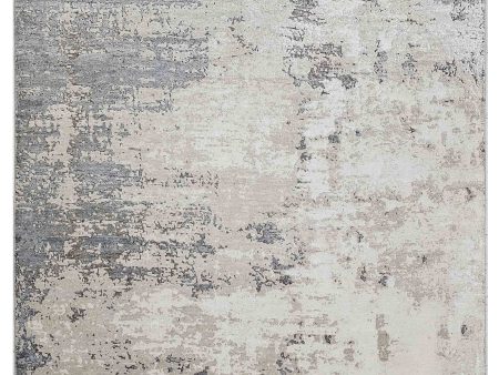 Artisan Mary Ivory Silver Contemporary Knotted Rug Online