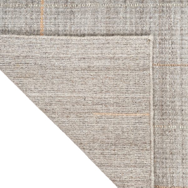 Calvin Klein CK041 Architectura ACT01 Grey Contemporary Hand Woven Rug Online Sale