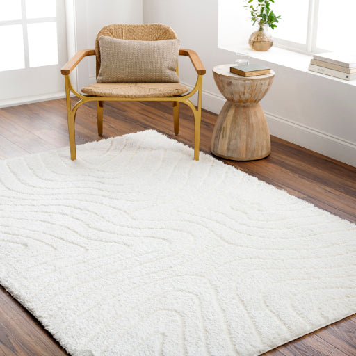 Surya Nomadic NMC-2315 Ivory Modern Machine Woven Rug Hot on Sale