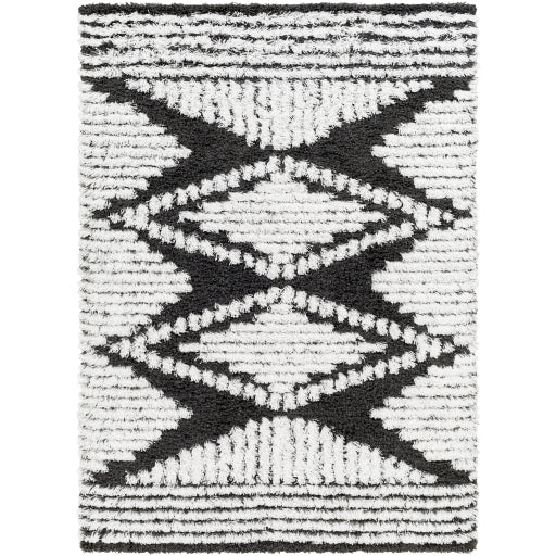 Surya Urban Shag USG-2329 Black Global Machine Woven Rug Sale