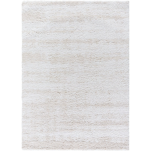 Surya Sacramento Shag SCS-2301 White Modern Machine Woven Rug For Sale