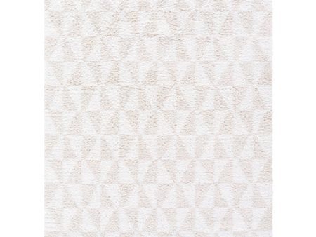 Surya Sacramento Shag SCS-2303 White Modern Machine Woven Rug Online now