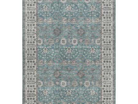 Dalyn Rugs Hatay HY8 Teal Traditional Machine Made Rug Fashion