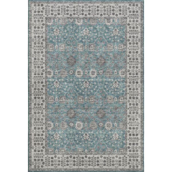 Dalyn Rugs Hatay HY8 Teal Traditional Machine Made Rug Fashion