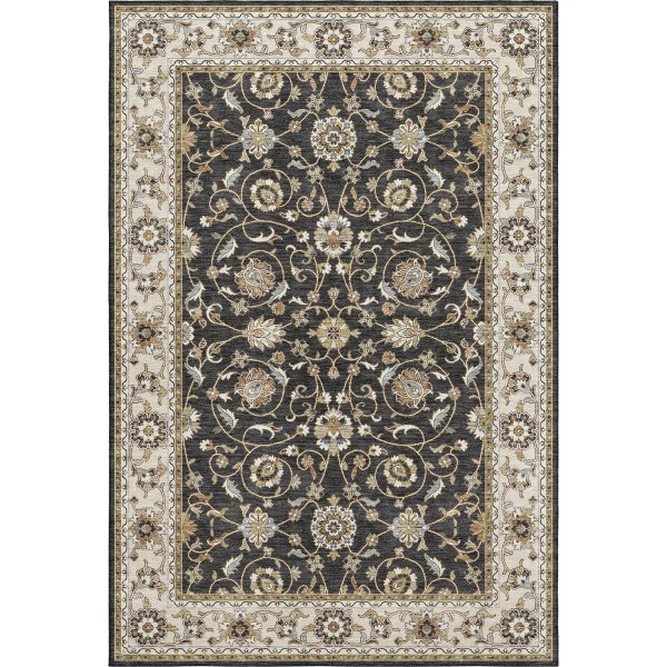 Dalyn Rugs Hatay HY1 Black Traditional Machine Made Rug Discount