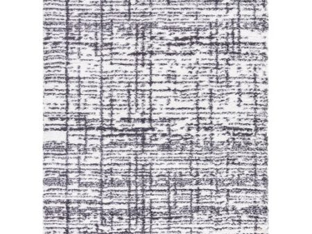 Surya Sacramento Shag SCS-2304 White Modern Machine Woven Rug Online now