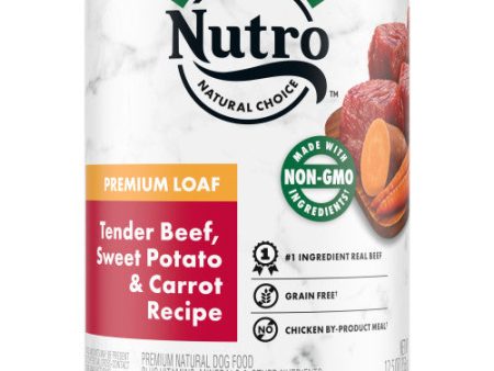 Nutro Products Premium Loaf Adult Wet Dog Food Beef, Sweet Potato & Carrot, 12Each 12.5 Oz (Count of 12) by San Francisco Bay Brand For Sale