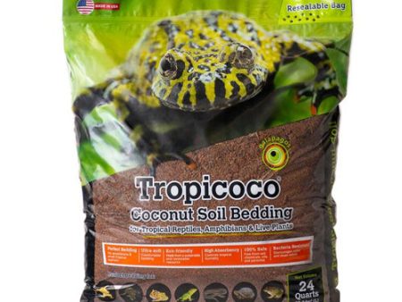 Galapagos Tropicoco Coconut Soil Bedding Substrate Bulk, Brown, 1 Each 2.8Cf by Galapagos Online now