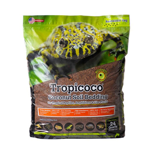 Galapagos Tropicoco Coconut Soil Bedding Substrate Bulk, Brown, 1 Each 2.8Cf by Galapagos Online now