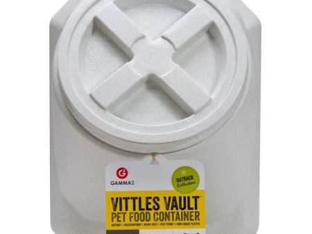 Vittles Vault Outback Stackable Pet Food Container White, 1 Each 40 lb by San Francisco Bay Brand Online