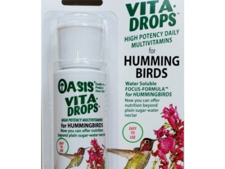 Oasis Vita Drops Multivitamin Supplement for Hummingbirds 1 Each 2 Oz by San Francisco Bay Brand Online Hot Sale